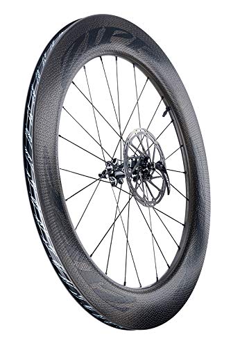 Zipp 808 - Rueda Delantera con reposabrazos, Color White Decal, tamaño Size 700C