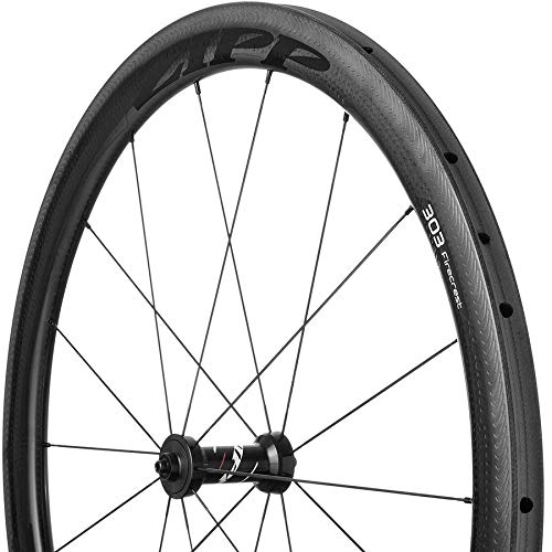 Zipp - Rueda 303 Firecrest Tubular Delantera, 18 radios, 28", Color Negro 2016/2, Unisex para Adulto, Multicolor, Talla única