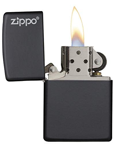 Zippo 60001203 Encendedor, Metal, Cromo, negro