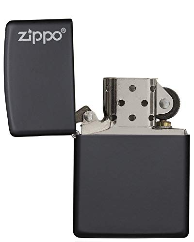 Zippo 60001203 Encendedor, Metal, Cromo, negro