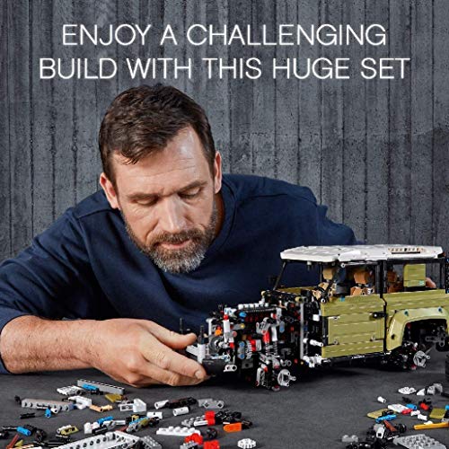 ZJLA Juego de motores y mando a distancia para Lego 42110 Technic Land Rover Defender, accesorios de actualización para Lego Technic Land Rover Defender 42110 (no incluye el modelo Lego)