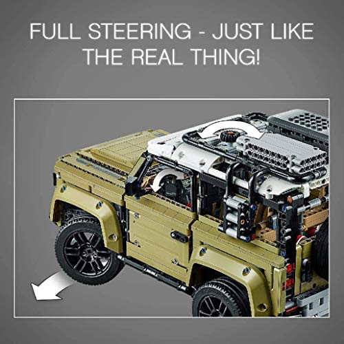 ZJLA Juego de motores y mando a distancia para Lego 42110 Technic Land Rover Defender, accesorios de actualización para Lego Technic Land Rover Defender 42110 (no incluye el modelo Lego)