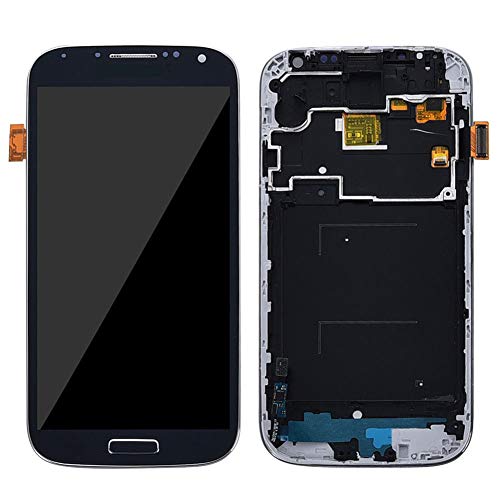 zNLIgHT Piezas de Tel¨¦Fono internas | LCD Pantalla t¨¢ctil digitalizador con Marco para Samsung Galaxy S4 i337 I9500 i9505-negro