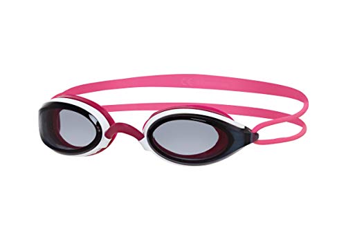 Zoggs Gafas de natación, Adultos Unisex, Blanco/Rosa/Humo, una Talla