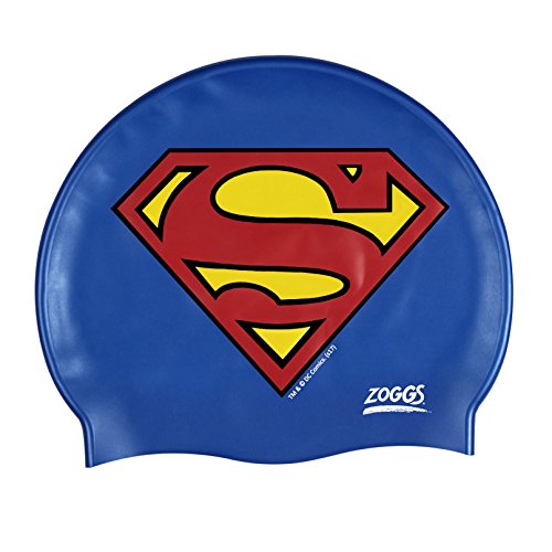 Zoggs Gorro de natación, Juventud Unisex, Superman, 6-14 años