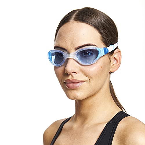 Zoggs Phantom 2.0 Gafas de natación, Unisex Adulto, Blanco/Azul/Tinte, Talla única