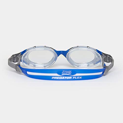 Zoggs Predator Flex Gafas de Natación, Unisex Adulto, Azul/Plateado, Talla Única