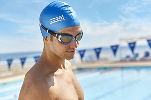 Zoggs Predator Flex Polarized Ultra Reactor Goggles M - Gafas de natación (talla M), color azul y plateado