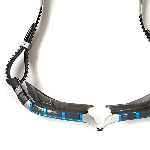Zoggs Predator Flex Polarized Ultra Reactor Goggles S - Gafas de natación, color azul metalizado y plateado