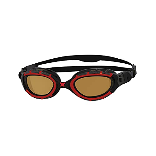 Zoggs Predator Flex Polarized Ultra-Regular Fit Gafas de natación, Adultos Unisex, Multicolor (Multicolor), Talla Única