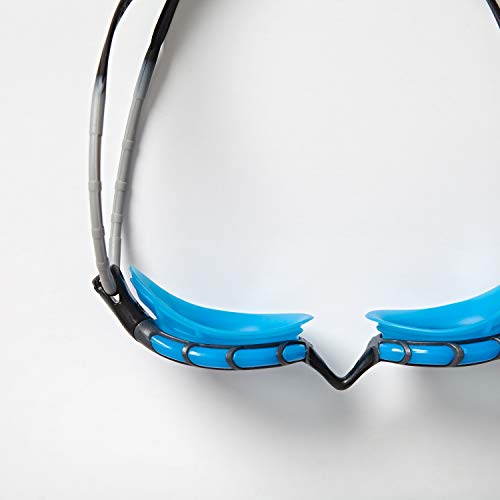 Zoggs Predator Gafas de natación, Unisex Adulto, Azul/Negro/Humo, Small