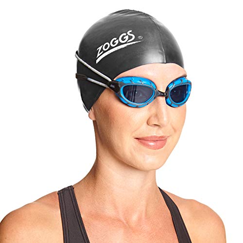Zoggs Predator Gafas de natación, Unisex Adulto, Azul/Negro/Humo, Small
