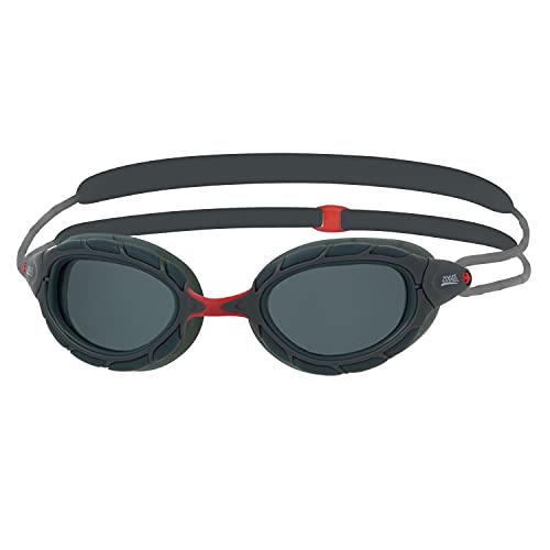 Zoggs Predator Polarized-Regular Fit Gafas de natación, Adultos Unisex, Grey/Smoke/Polarized