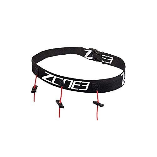 ZONE3 - Race Belt, Color Black/Red