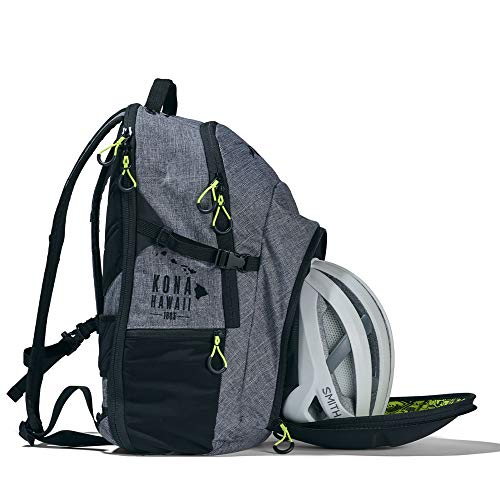 Zoot Mochila Unisex Tri Diseño Lienzo Gris con compartimento para el casco y compartimento húmedo para el entrenamiento y la competición