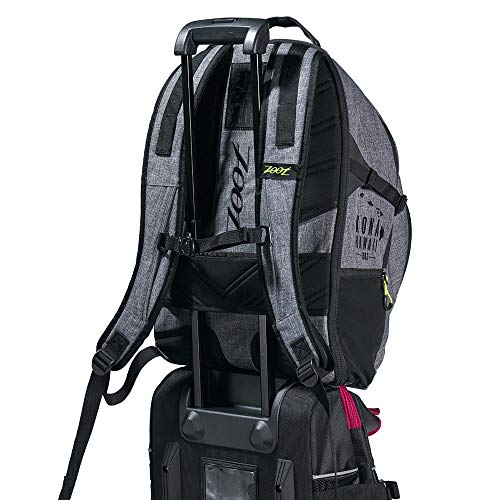 Zoot Mochila Unisex Tri Diseño Lienzo Gris con compartimento para el casco y compartimento húmedo para el entrenamiento y la competición