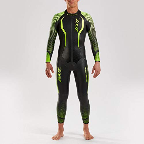 Zoot Traje de Buceo Wikiwiki para Hombres con Bolsa Mangas de 0,3 mm de Espesor, Hechas del Mejor Neopreno de Yamamoto e Ideales para el triatlón y la natación en Aguas Abiertas Tamaño ST