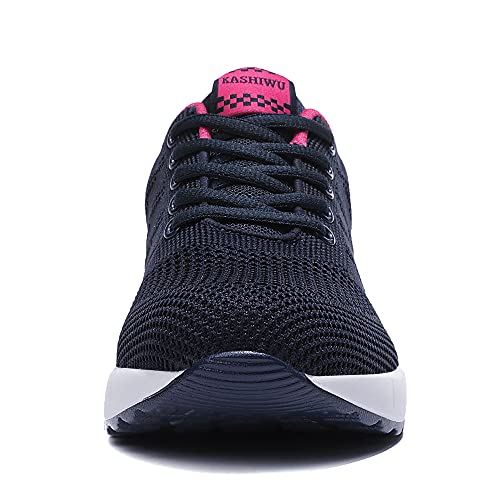 ZPAWDH Zapatillas Deportivas de Mujer Zapatos para Gimnasio Sneakers(Purple/Pink 40EU)