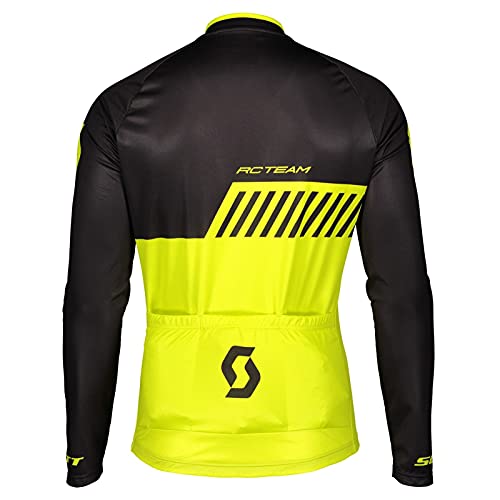 ZQD Ciclismo Maillot Hombres Jersey + Pantalones Largos Culote Mangas Largas de Ciclismo Conjunto de Ropa, Pantalones Acolchados de Gel 9D MTB Camisa de Montar, Camisa de Carreras Camisa de Ciclismo