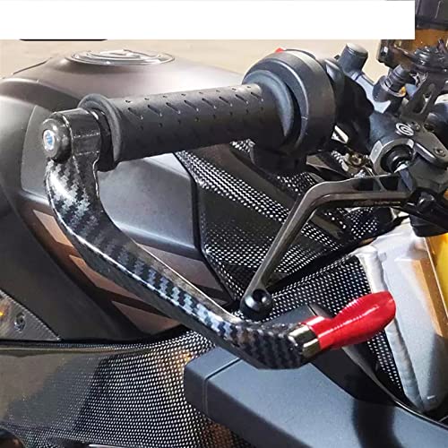 ZQSM para Yamaha XT660 XT 660 XT660X XT660 / X/R/Z 2004-2018 Empuñaduras De Manillar De Motocicleta Protector De Palancas De Embrague De Freno Protector (Color : Black)