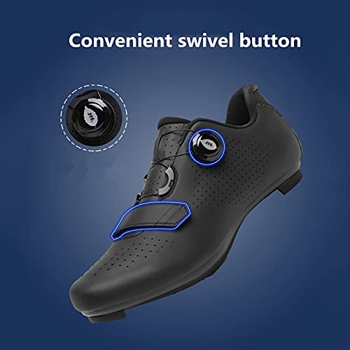 ZQW Zapatos De Ciclismo para Hombres Y Mujeres, Zapatillas De Ciclismo De Carretera SPD Bike Compatible con Pedales Peloton/Look Delta Zapatillas Bicicleta MTB Bloqueo Automático