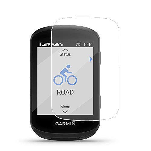 Zshion Protector de pantalla para Garmin Edge 830, dureza 9H, protector de pantalla de vidrio templado para Garmin Edge 830 con antihuellas dactilares sin burbujas (3 unidades)