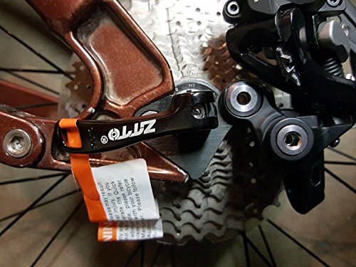 ZTTO - Pinchos ultraligeros de liberación rápida para bicicleta de carretera MTB (1 par), rojo