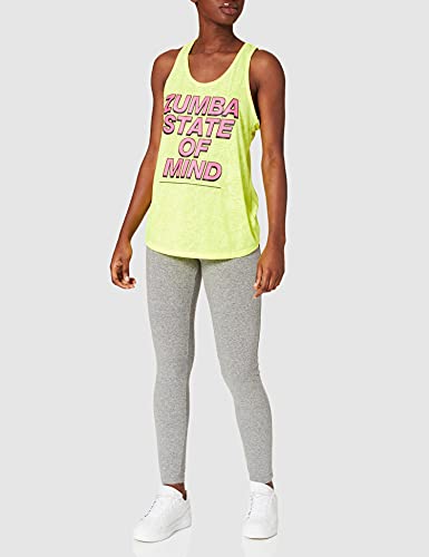 Zumba Burnout Dance Gimnasio Camisetas Tirantes Mujer Fitness Entrenamiento Deportivo Top Tank Tops, State of Yellow, Small Womens