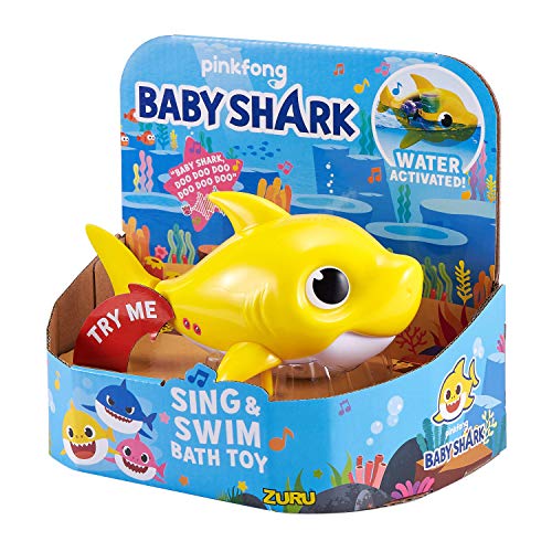 Zuru Pinkfong Baby Shark Juegos de baño, Color Amarillo (ZURU-002678)