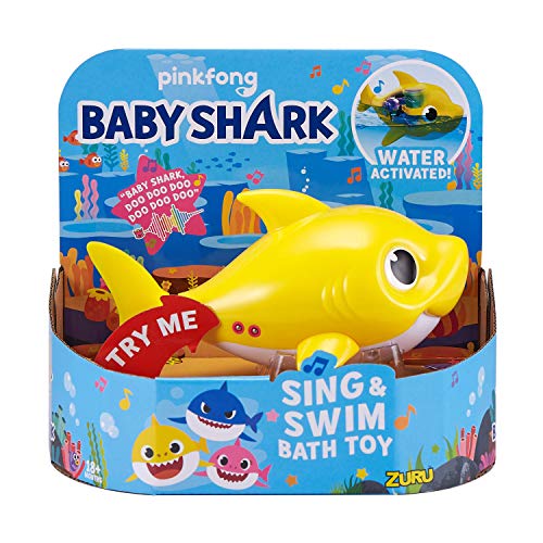 Zuru Pinkfong Baby Shark Juegos de baño, Color Amarillo (ZURU-002678)