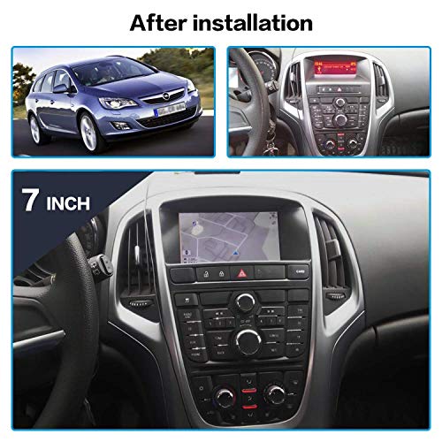 ZWNAV Andriod 9.0 Estéreo para automóvil Navegación por GPS para Opel Vauxhall Holden Astra J 2010-2016 Soporte para Europa 49 CD de mapeo de país DVD Dab + WiFi 7"Pantalla táctil
