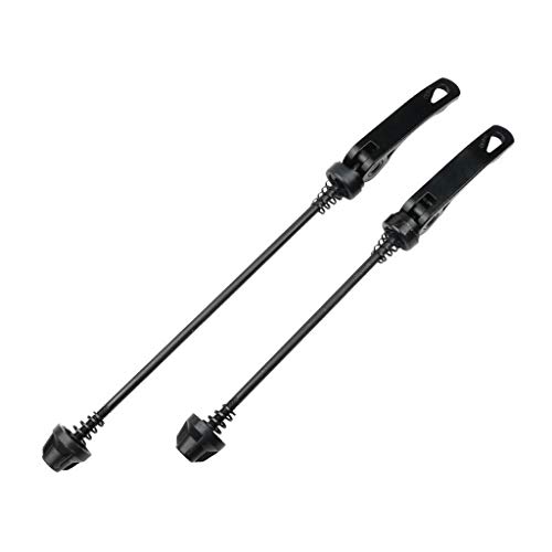 Zyy Juego de Ruedas de Bicicleta de 26 Pulgadas, llanta MTB de Doble Pared Liberación rápida V-Brake Híbrido/Bicicleta de montaña Disco de Agujero 8 9 10 Velocidad Negro Llantas Hub