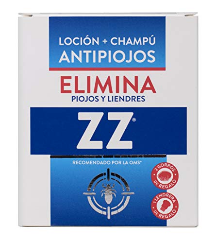 Zz Loción Antipiojos Y Champú, Tamaño Único, Pack de 1