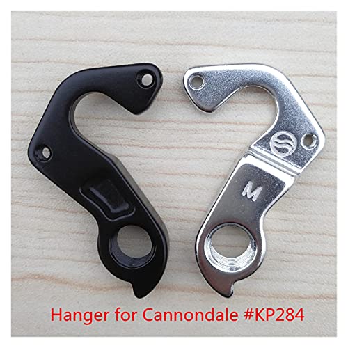 ZZHH 1pc Bicycle Gear Hanger Fit para Cannondale # KP284 Rápido CX Bulls Black Kids Street 24 Trail Althea Serie Bad Boy Durailleur Percha (Color : Silver)