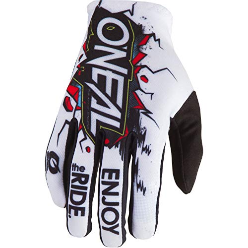 0388-V32 - Oneal Matrix 2019 Villain Youth Motocross Gloves XL White