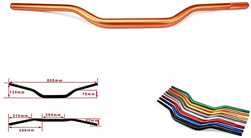 1 1/8"28mm Manija de la Motocicleta Manijas Tubos - EXC EXCF SX SXF SXS XC XCR XCW XCF - Naranja