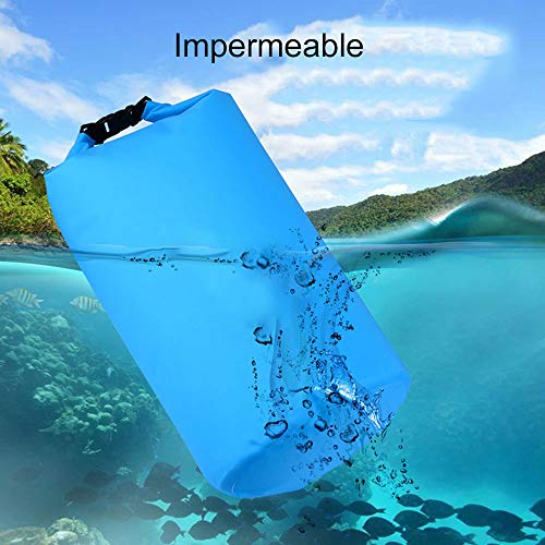 10L Waterproof Drying Bag, Adjustable Shoulder Strap Water Drifting Bucket Bag + Oversized Waterproof Phone Case, Suitable For Kayaking /Boating / Canoeing / Fishing(Verde)