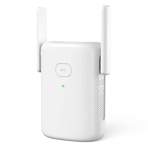 1200 Mbps Repetidor WiFi inalámbrico Utilizado para Ampliar la Cobertura de la Red, admite WiFi Extensor de Red de 2,4 GHz y 5 GHz, WPS / Ap / Blanco