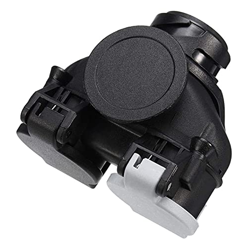 13 Pin Trailer Plug 12v Trailer Adapter, Double-Head Connector Good Conductivity Trailer Plug Waterproof Trailer Power Adapter With Cover Fit For Car Trailer Boat Vehicle Caravan