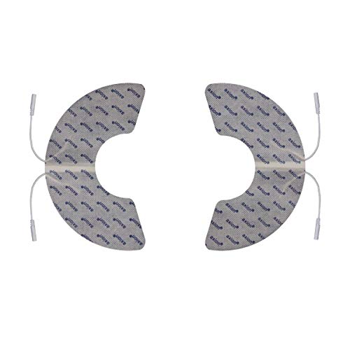 2 Electrodos especiales para hombro axion | Electroestimuladores TENS y EMS | Conexión clavija de 2mm | Parches para su aparato electroestimulador TENS y EMS