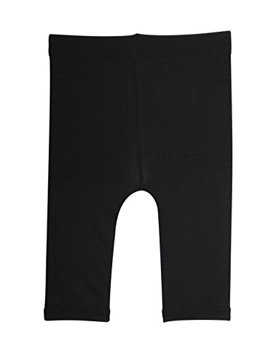 2 PARES X LEGGINGS CORTOS SEMI OPACOS PARA BEBES | MALLAS CORTE PIRATA EN MICROFIBRA | 40 DEN | NEGRO, BLANCO | 4/6, 8/10, 12/14 AÑOS | CALCETERÍA ITALIANA | (18 Meses, 1 BLANCO + 1 NEGRO)