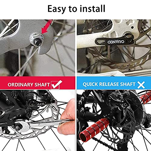 2 Unids Clavijas de Bicicleta Pedal Reposapiés Bicicleta Antideslizantes Aleación de Aluminio Pedales Traseros para BMX Pedal de Bicicleta Apto para Ejes Delanteros o Traseros