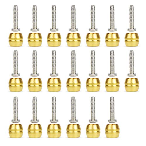 20 Sets Olivas e Inserción de Conexión para Freno de MTB Bicicleta BH90, Olivas de Freno de Disco Hidráulico, Inserción de Conexión para MTB M506/M596/M615/M666/M675/M785/M985/M7000/M8000/ M9000/T750