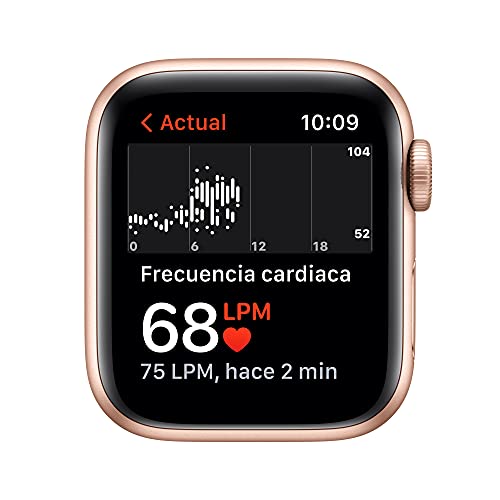 2021 Watch SE (GPS) - Caja de Aluminio en Oro de 40 mm - Correa Deportiva Blanco Estrella - Talla única