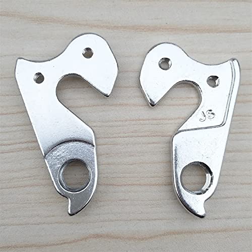 2pcs engranajes de bicicleta trasera de desviador trasero para XDS CUBE DEL SOL HARO LXI Carrera BH MTB Bicicleta Marco de Carbono Bicicleta Mech Dropout Gancho de cola de bicicleta ( Color : Silver )