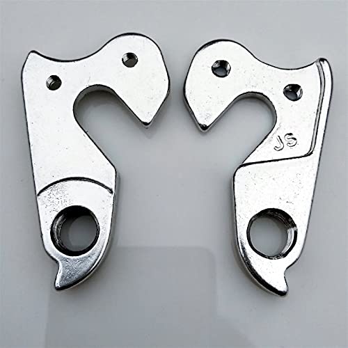 2pcs engranajes de bicicleta trasera de desviador trasero para XDS CUBE DEL SOL HARO LXI Carrera BH MTB Bicicleta Marco de Carbono Bicicleta Mech Dropout Gancho de cola de bicicleta ( Color : Silver )