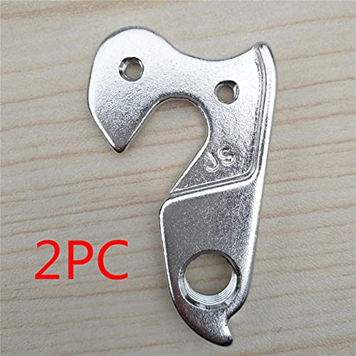 2pcs engranajes de bicicleta trasera de desviador trasero para XDS CUBE DEL SOL HARO LXI Carrera BH MTB Bicicleta Marco de Carbono Bicicleta Mech Dropout Gancho de cola de bicicleta ( Color : Silver )