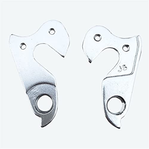 2pcs engranajes de bicicleta trasera de desviador trasero para XDS CUBE DEL SOL HARO LXI Carrera BH MTB Bicicleta Marco de Carbono Bicicleta Mech Dropout Gancho de cola de bicicleta ( Color : Silver )