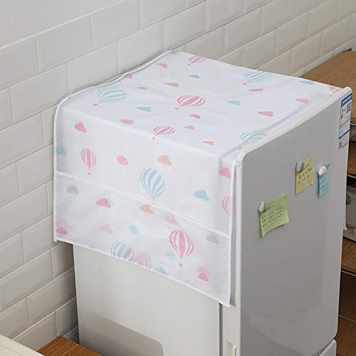 2Pcs Fridge Dust Covers For Top, Fridge Dust Proof Cover Multi-Purpose Washing Machine Top Cover (Balloon)