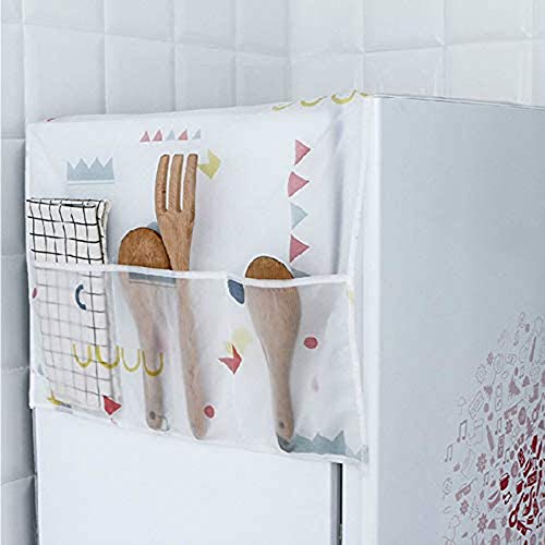 2Pcs Fridge Dust Covers For Top, Fridge Dust Proof Cover Multi-Purpose Washing Machine Top Cover (Balloon)